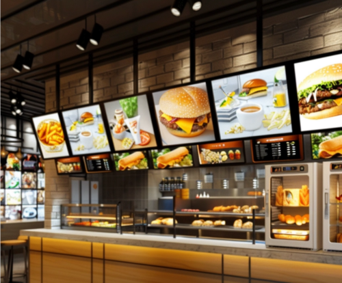 affichage dynamique fast food